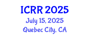 International Conference on Radiography and Radiotherapy (ICRR) July 15, 2025 - Quebec City, Canada
