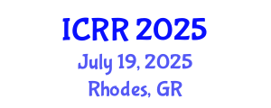 International Conference on Radiography and Radiotherapy (ICRR) July 19, 2025 - Rhodes, Greece