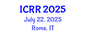 International Conference on Radiography and Radiotherapy (ICRR) July 22, 2025 - Rome, Italy