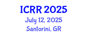 International Conference on Radiography and Radiotherapy (ICRR) July 12, 2025 - Santorini, Greece