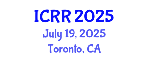 International Conference on Radiography and Radiotherapy (ICRR) July 19, 2025 - Toronto, Canada