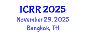 International Conference on Radiography and Radiotherapy (ICRR) November 29, 2025 - Bangkok, Thailand