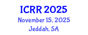 International Conference on Radiography and Radiotherapy (ICRR) November 15, 2025 - Jeddah, Saudi Arabia