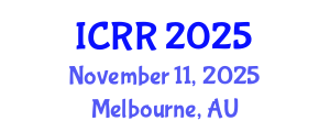 International Conference on Radiography and Radiotherapy (ICRR) November 11, 2025 - Melbourne, Australia