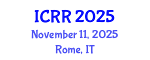 International Conference on Radiography and Radiotherapy (ICRR) November 11, 2025 - Rome, Italy