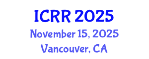 International Conference on Radiography and Radiotherapy (ICRR) November 15, 2025 - Vancouver, Canada