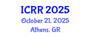 International Conference on Radiography and Radiotherapy (ICRR) October 21, 2025 - Athens, Greece