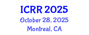 International Conference on Radiography and Radiotherapy (ICRR) October 28, 2025 - Montreal, Canada