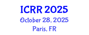 International Conference on Radiography and Radiotherapy (ICRR) October 28, 2025 - Paris, France