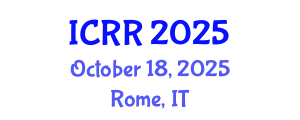 International Conference on Radiography and Radiotherapy (ICRR) October 18, 2025 - Rome, Italy