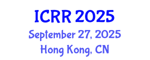 International Conference on Radiography and Radiotherapy (ICRR) September 27, 2025 - Hong Kong, China