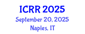 International Conference on Radiography and Radiotherapy (ICRR) September 20, 2025 - Naples, Italy
