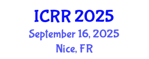 International Conference on Radiography and Radiotherapy (ICRR) September 16, 2025 - Nice, France