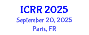 International Conference on Radiography and Radiotherapy (ICRR) September 20, 2025 - Paris, France