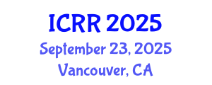International Conference on Radiography and Radiotherapy (ICRR) September 23, 2025 - Vancouver, Canada