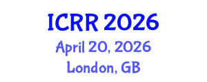 International Conference on Radiography and Radiotherapy (ICRR) April 20, 2026 - London, United Kingdom International Conference on Radiography and Radiotherapy (ICRR) April 20, 2026 - London, United Kingdom