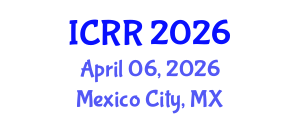 International Conference on Radiography and Radiotherapy (ICRR) April 06, 2026 - Mexico City, Mexico International Conference on Radiography and Radiotherapy (ICRR) April 06, 2026 - Mexico City, Mexico