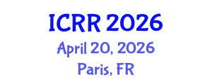 International Conference on Radiography and Radiotherapy (ICRR) April 20, 2026 - Paris, France International Conference on Radiography and Radiotherapy (ICRR) April 20, 2026 - Paris, France