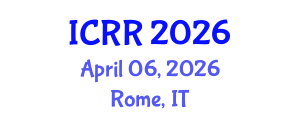 International Conference on Radiography and Radiotherapy (ICRR) April 06, 2026 - Rome, Italy International Conference on Radiography and Radiotherapy (ICRR) April 06, 2026 - Rome, Italy