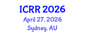 International Conference on Radiography and Radiotherapy (ICRR) April 27, 2026 - Sydney, Australia International Conference on Radiography and Radiotherapy (ICRR) April 27, 2026 - Sydney, Australia