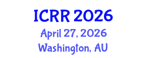 International Conference on Radiography and Radiotherapy (ICRR) April 27, 2026 - Washington, Australia