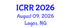 International Conference on Radiography and Radiotherapy (ICRR) August 09, 2026 - Lagos, Nigeria International Conference on Radiography and Radiotherapy (ICRR) August 09, 2026 - Lagos, Nigeria