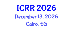 International Conference on Radiography and Radiotherapy (ICRR) December 13, 2026 - Cairo, Egypt International Conference on Radiography and Radiotherapy (ICRR) December 13, 2026 - Cairo, Egypt