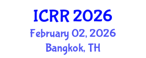 International Conference on Radiography and Radiotherapy (ICRR) February 02, 2026 - Bangkok, Thailand International Conference on Radiography and Radiotherapy (ICRR) February 02, 2026 - Bangkok, Thailand