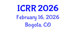 International Conference on Radiography and Radiotherapy (ICRR) February 16, 2026 - Bogota, Colombia International Conference on Radiography and Radiotherapy (ICRR) February 16, 2026 - Bogota, Colombia