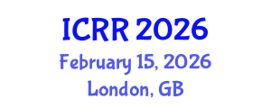 International Conference on Radiography and Radiotherapy (ICRR) February 15, 2026 - London, United Kingdom