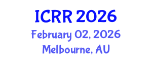 International Conference on Radiography and Radiotherapy (ICRR) February 02, 2026 - Melbourne, Australia International Conference on Radiography and Radiotherapy (ICRR) February 02, 2026 - Melbourne, Australia