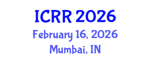 International Conference on Radiography and Radiotherapy (ICRR) February 16, 2026 - Mumbai, India International Conference on Radiography and Radiotherapy (ICRR) February 16, 2026 - Mumbai, India