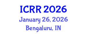International Conference on Radiography and Radiotherapy (ICRR) January 26, 2026 - Bengaluru, India International Conference on Radiography and Radiotherapy (ICRR) January 26, 2026 - Bengaluru, India