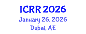 International Conference on Radiography and Radiotherapy (ICRR) January 26, 2026 - Dubai, United Arab Emirates International Conference on Radiography and Radiotherapy (ICRR) January 26, 2026 - Dubai, United Arab Emirates