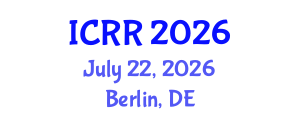 International Conference on Radiography and Radiotherapy (ICRR) July 22, 2026 - Berlin, Germany International Conference on Radiography and Radiotherapy (ICRR) July 22, 2026 - Berlin, Germany