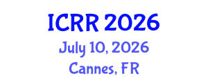 International Conference on Radiography and Radiotherapy (ICRR) July 10, 2026 - Cannes, France International Conference on Radiography and Radiotherapy (ICRR) July 10, 2026 - Cannes, France