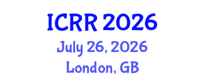 International Conference on Radiography and Radiotherapy (ICRR) July 26, 2026 - London, United Kingdom International Conference on Radiography and Radiotherapy (ICRR) July 26, 2026 - London, United Kingdom