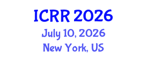 International Conference on Radiography and Radiotherapy (ICRR) July 10, 2026 - New York, United States International Conference on Radiography and Radiotherapy (ICRR) July 10, 2026 - New York, United States