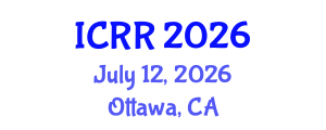 International Conference on Radiography and Radiotherapy (ICRR) July 12, 2026 - Ottawa, Canada International Conference on Radiography and Radiotherapy (ICRR) July 12, 2026 - Ottawa, Canada