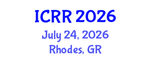 International Conference on Radiography and Radiotherapy (ICRR) July 24, 2026 - Rhodes, Greece International Conference on Radiography and Radiotherapy (ICRR) July 24, 2026 - Rhodes, Greece