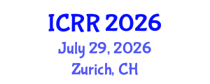 International Conference on Radiography and Radiotherapy (ICRR) July 29, 2026 - Zurich, Switzerland International Conference on Radiography and Radiotherapy (ICRR) July 29, 2026 - Zurich, Switzerland