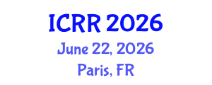 International Conference on Radiography and Radiotherapy (ICRR) June 22, 2026 - Paris, France International Conference on Radiography and Radiotherapy (ICRR) June 22, 2026 - Paris, France