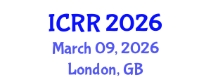 International Conference on Radiography and Radiotherapy (ICRR) March 09, 2026 - London, United Kingdom International Conference on Radiography and Radiotherapy (ICRR) March 09, 2026 - London, United Kingdom