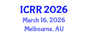 International Conference on Radiography and Radiotherapy (ICRR) March 16, 2026 - Melbourne, Australia International Conference on Radiography and Radiotherapy (ICRR) March 16, 2026 - Melbourne, Australia