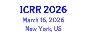 International Conference on Radiography and Radiotherapy (ICRR) March 16, 2026 - New York, United States International Conference on Radiography and Radiotherapy (ICRR) March 16, 2026 - New York, United States
