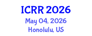 International Conference on Radiography and Radiotherapy (ICRR) May 04, 2026 - Honolulu, United States International Conference on Radiography and Radiotherapy (ICRR) May 04, 2026 - Honolulu, United States