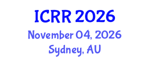 International Conference on Radiography and Radiotherapy (ICRR) November 04, 2026 - Sydney, Australia International Conference on Radiography and Radiotherapy (ICRR) November 04, 2026 - Sydney, Australia