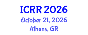 International Conference on Radiography and Radiotherapy (ICRR) October 21, 2026 - Athens, Greece International Conference on Radiography and Radiotherapy (ICRR) October 21, 2026 - Athens, Greece