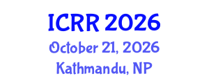 International Conference on Radiography and Radiotherapy (ICRR) October 21, 2026 - Kathmandu, Nepal International Conference on Radiography and Radiotherapy (ICRR) October 21, 2026 - Kathmandu, Nepal