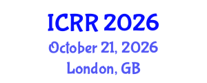 International Conference on Radiography and Radiotherapy (ICRR) October 21, 2026 - London, United Kingdom International Conference on Radiography and Radiotherapy (ICRR) October 21, 2026 - London, United Kingdom
